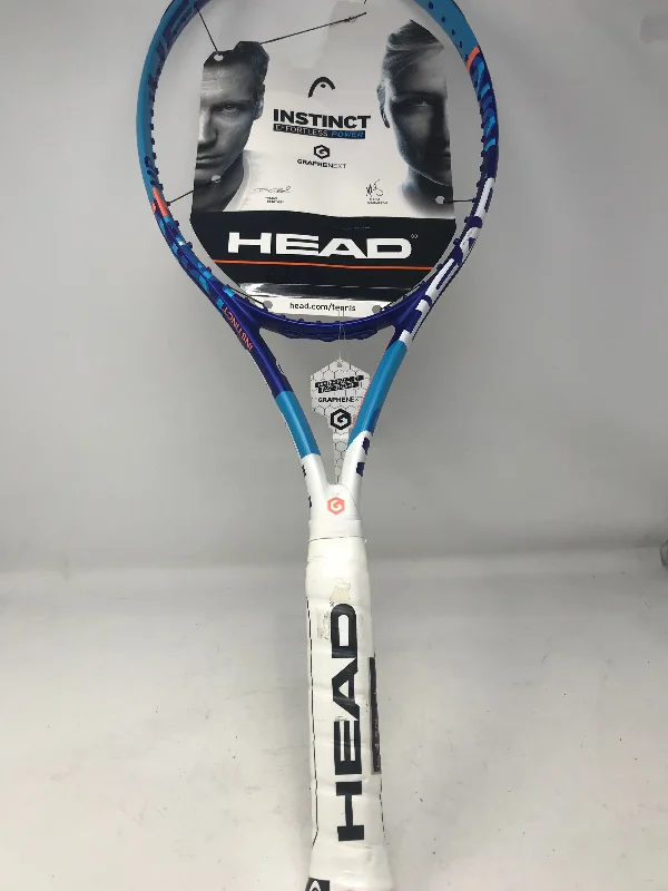 New Head Graphene 4 5/8-5" XT Instinct MP Tennis Racquet White/Blue