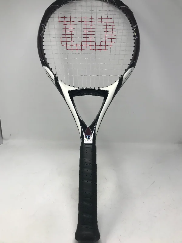 Used Wilson [K]Factor [K]Zero Tennis Racquet 4 3/8 Cranberry/White