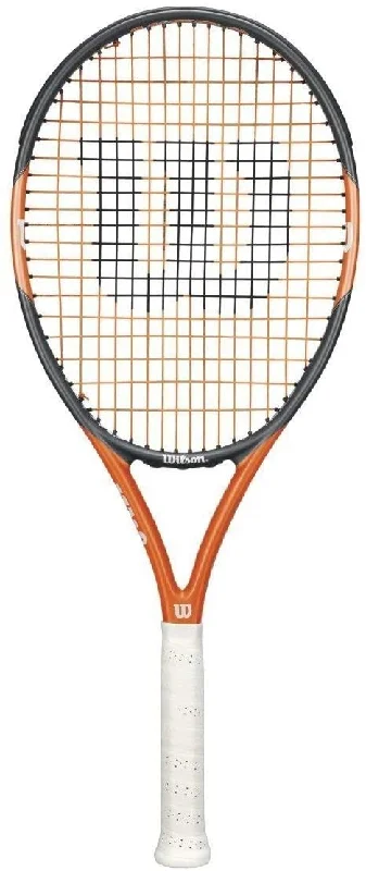 New Wilson Nitro Team 105 Tennis Racket (4 3/8") Orange/Black/White