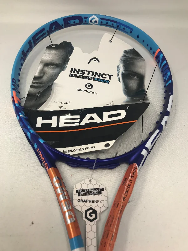 New Head Graphene 4 3/8 -3" XT Instinct MP S30 Tennis Racquet White/Blue UNSTRUNG