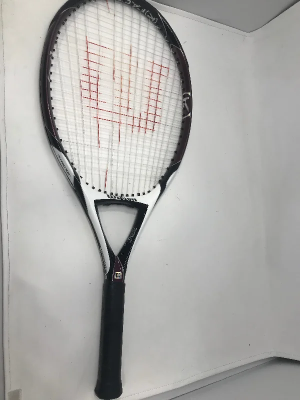 Used Wilson [K] Zero Strung Performance Value Tennis Racket 4 1/4 Grip 2