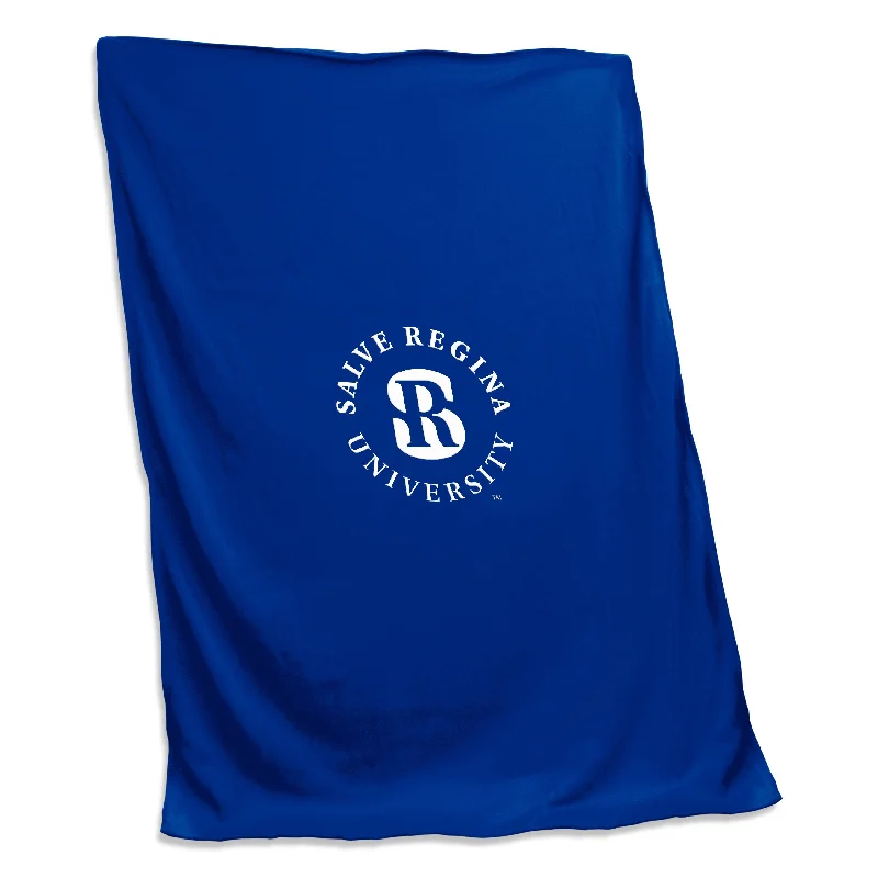 Soft Touch Team Home Textiles for Cozy Relaxation Areas-Salve Regina Univ Royal Screened Sweatshirt Blanket