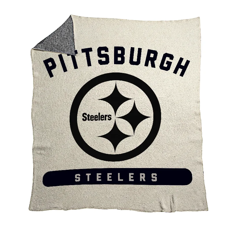 Team Home Textiles Featuring Unique Fan Quotes and Slogans-Pittsburgh Steelers Prime Luxe Dreams Throw