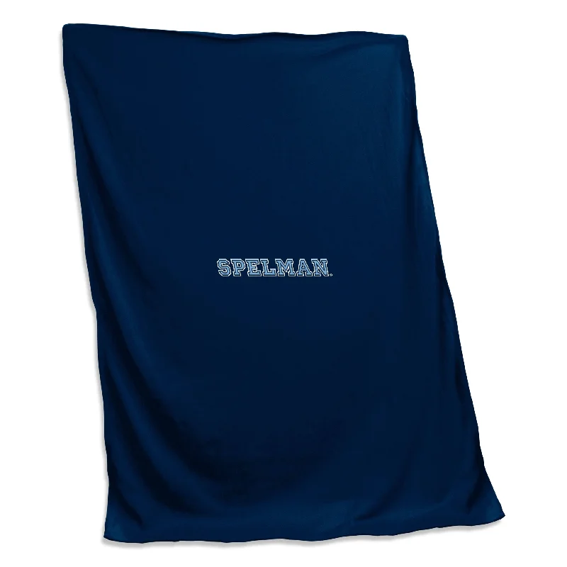 Team Home Textiles with All-Inclusive Sets for Complete Home Decor-Spelman College Screened Sweatshirt Blanket