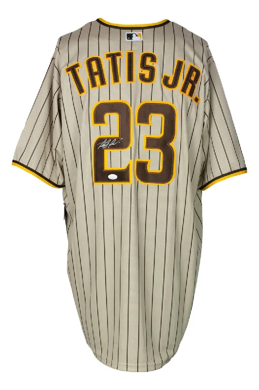 Unique Baseball Jersey for Personal Style-Fernando Tatis Jr. Signed San Diego Padres MLB Replica Baseball Jersey JSA