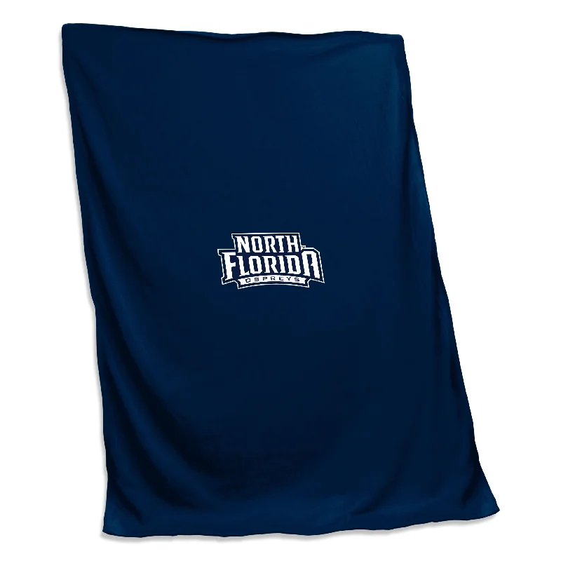 Football-Themed Team Home Textiles for True Fans-North Florida Screened Sweatshirt Blanket