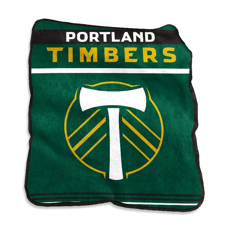 Custom Bedding Sets with Team Logos for Personalized Comfort-Portland Timbers Gameday Raschel Throw