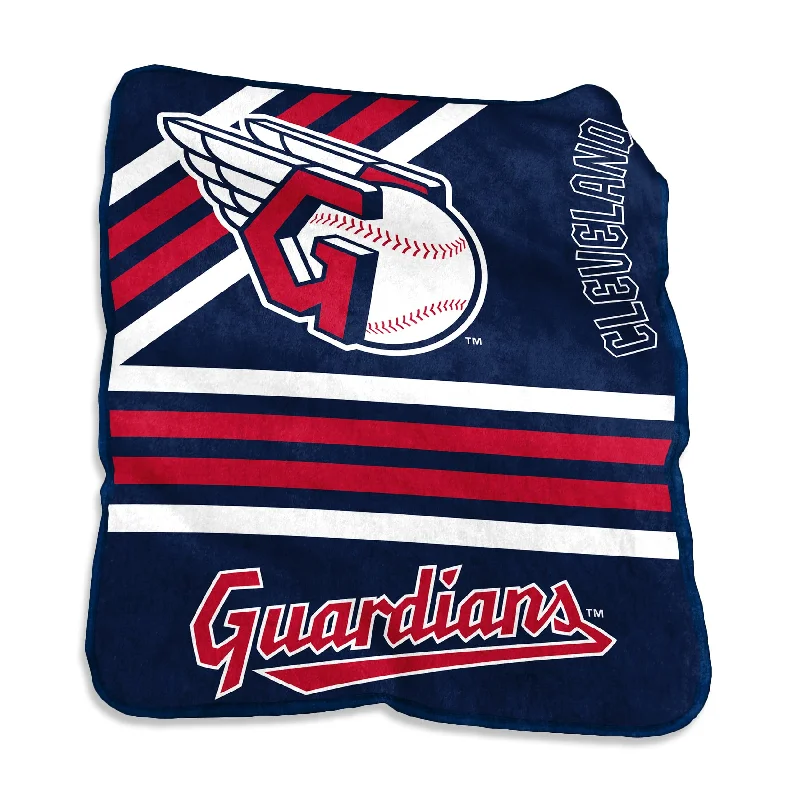 Football Team Home Textiles with Cozy Throws and Quilts-Cleveland Guardians Raschel Throw