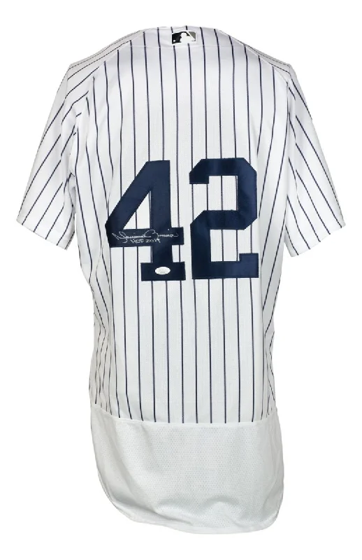 Custom Baseball Jersey for Birthday Parties-Mariano Rivera Signed Yankees Majestic Authentic Baseball Jersey HOF 19 JSA