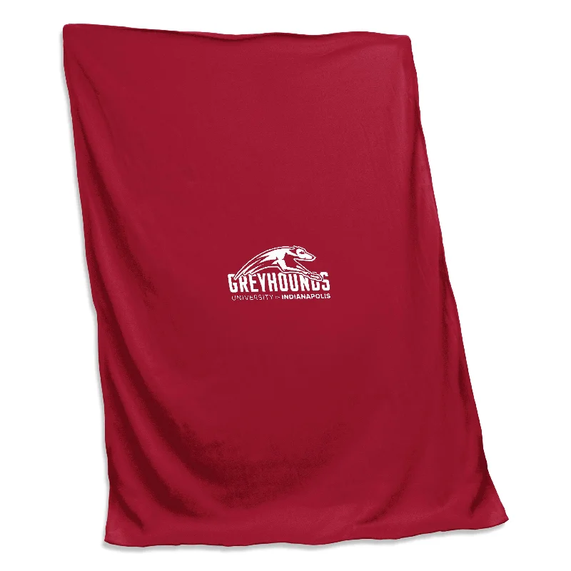 Team Home Textiles for Youth Leagues and Little League Fans-University of Indianapolis Screened Sweatshirt Blanket