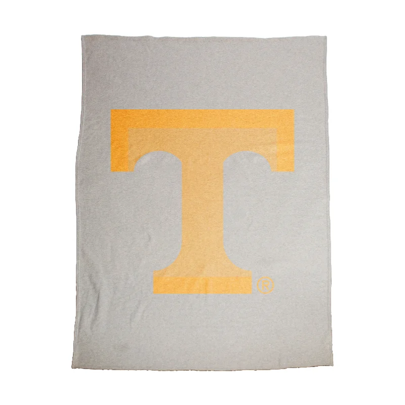 Vibrant Team Home Textiles for Full-Color Home Decor-Tennessee Oversized Logo Sublimated Sweatshirt Blanket