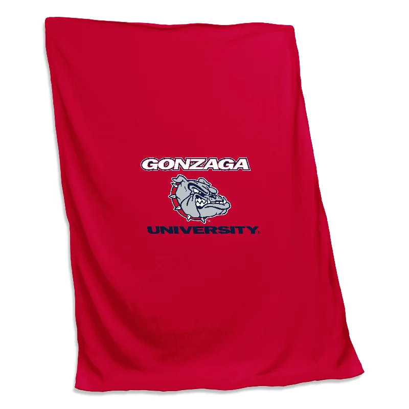 Personalized Team Home Textiles for Sports Fans-Gonzaga Screened Sweatshirt Blanket