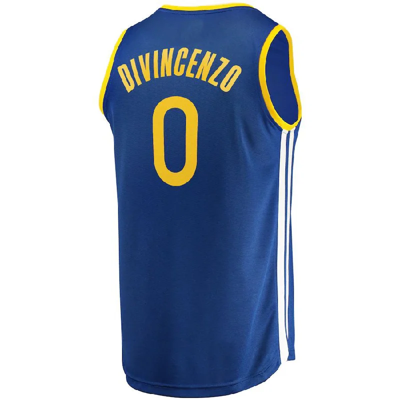 Team Basketball Jersey for Group Sports-G.State Warriors #0 Donte DiVincenzo Fanatics Branded 2022-23 Fast Break Replica Player Jersey Icon Blue Stitched American Basketball Jersey