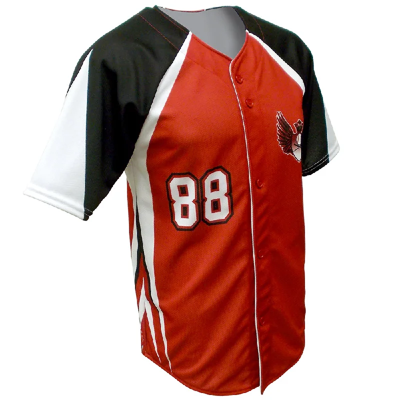 Official MLB Baseball Jersey for Authentic Look-SBL 1021F - Full-Button Baseball Jersey