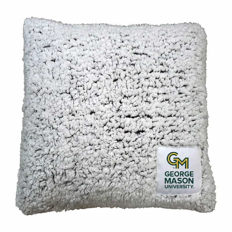 Durable and Washable Team Home Textiles for Busy Households-George Mason Frosty Throw Pillow