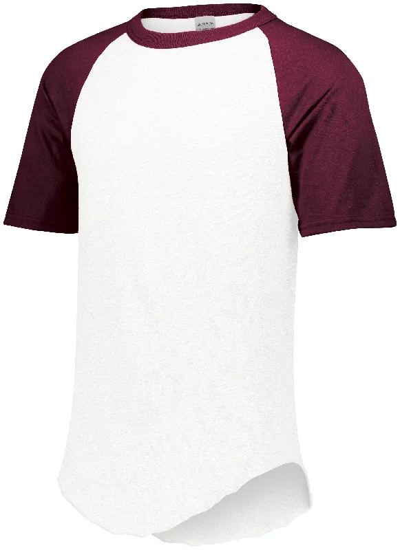 White/Maroon