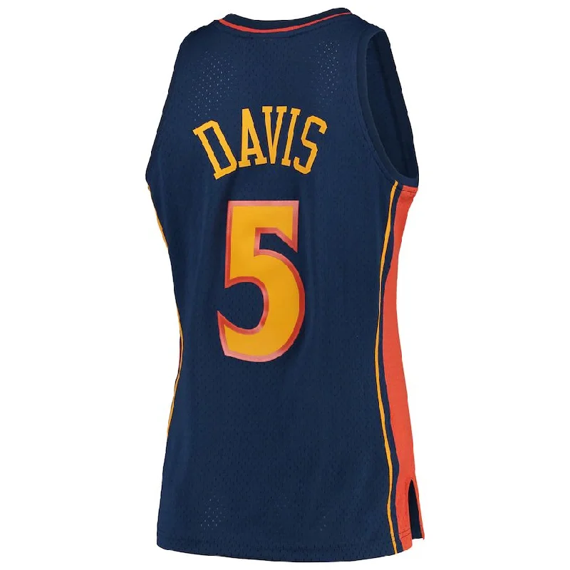 Basketball Jersey for Fun and Friendly Games-G.State Warriors #5 Baron Davis Mitchell & Ness 2006-07 Hardwood Classics Swingman Player Jersey Navy Stitched American Basketball Jersey