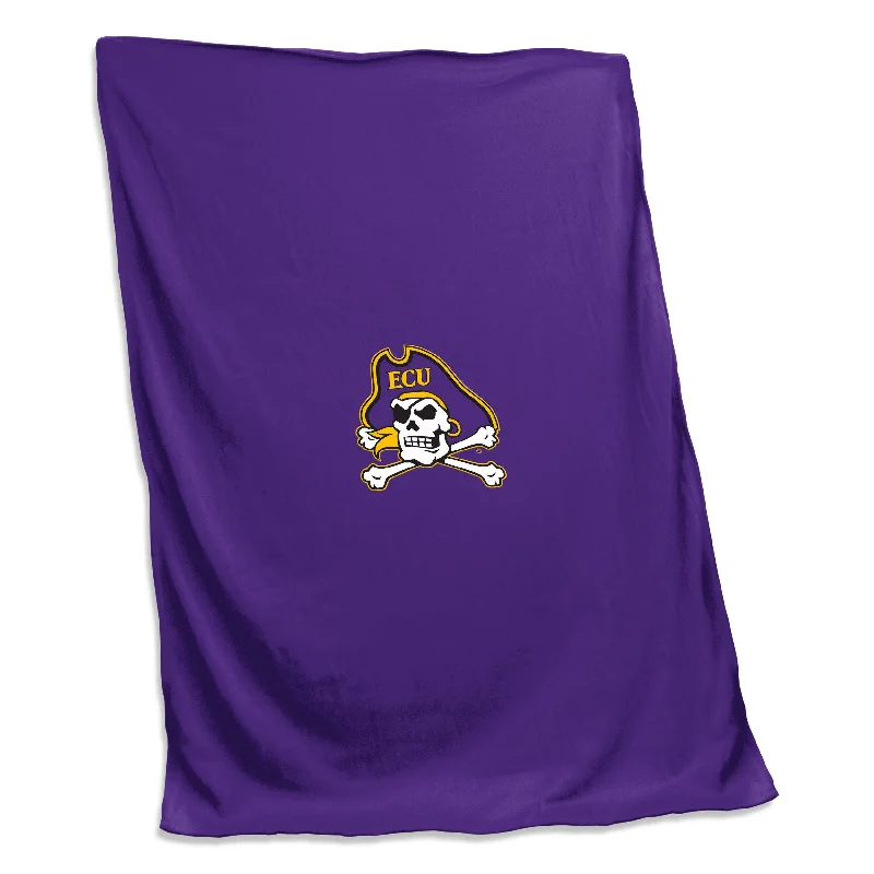 Durable Team Home Textiles for Use in High-Traffic Areas-East Carolina Sweatshirt Blanket