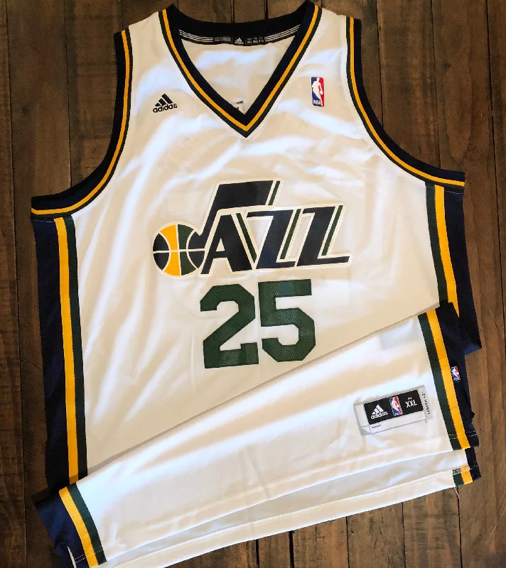 Basketball Jersey with Stitched Name and Number-Utah Jazz Al Jefferson Adidas Swingman Jersey XXL