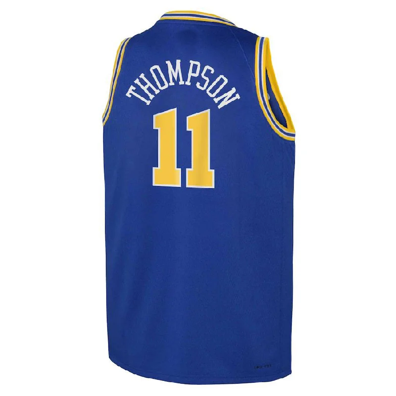 Basketball Jersey for Family Sports Events-G.State Warriors #11 Klay Thompson 2022-23 Swingman Jersey Blue Classic Edition Stitched American Basketball Jersey