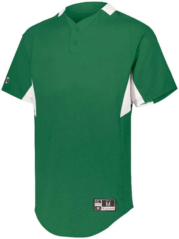 Soft Baseball Jersey for Warm Weather Play-Holloway Youth Game7 Two-Button Baseball Jersey