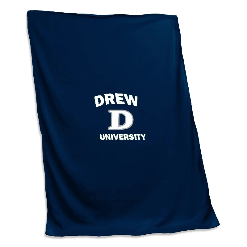 Baseball-Themed Team Home Textiles for Hardcore Supporters-Drew Univ Screened Sweatshirt Blanket