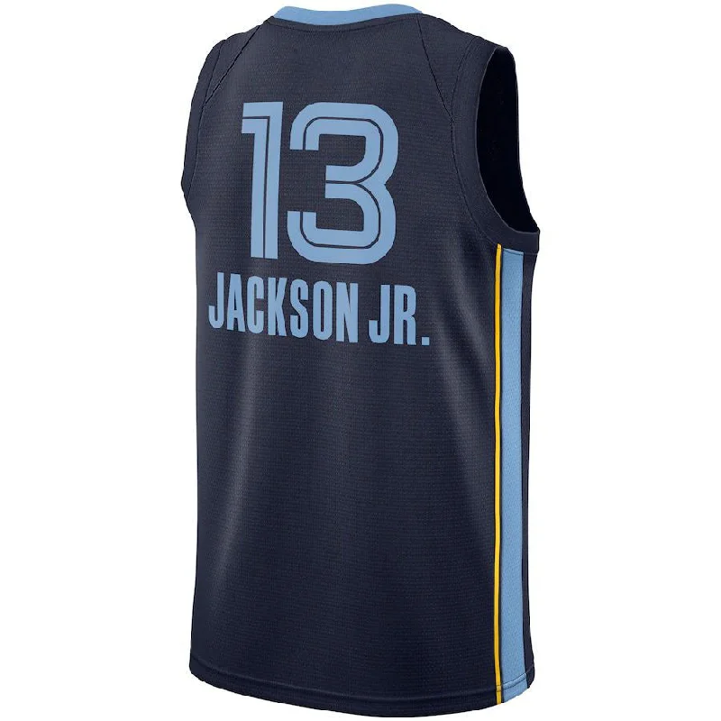 Comfortable Basketball Jersey for Sports Training-M.Grizzlies #13 Jaren Jackson Swingman Team Icon Edition Navy Stitched American Basketball Jersey