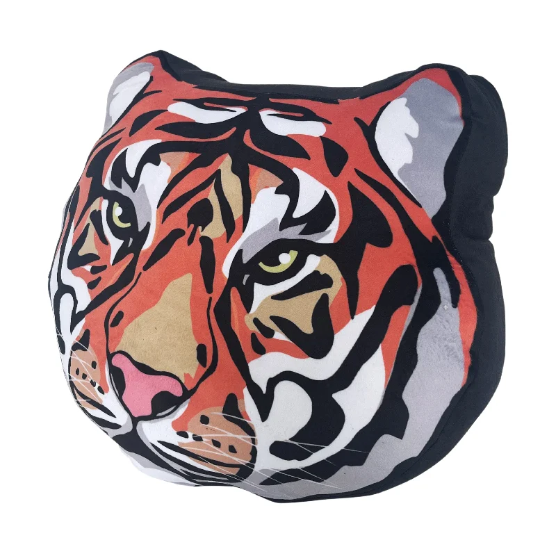 Team Home Textiles for Game-Day Tailgates and Outdoor Events-Zoo Animals Puff Pillow