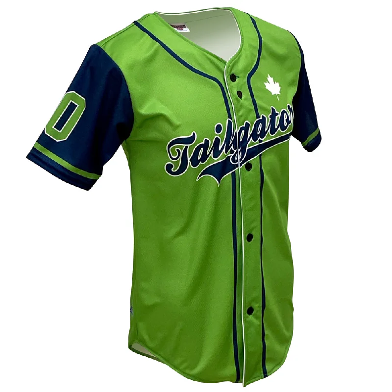 Comfortable Jersey for Softball and Baseball Players-SBL 1038F - Full-Button Baseball Jersey