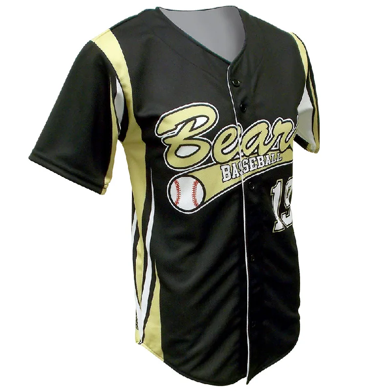 Vintage Baseball Jersey for Classic Style-SBL 1019F - Full-Button Baseball Jersey