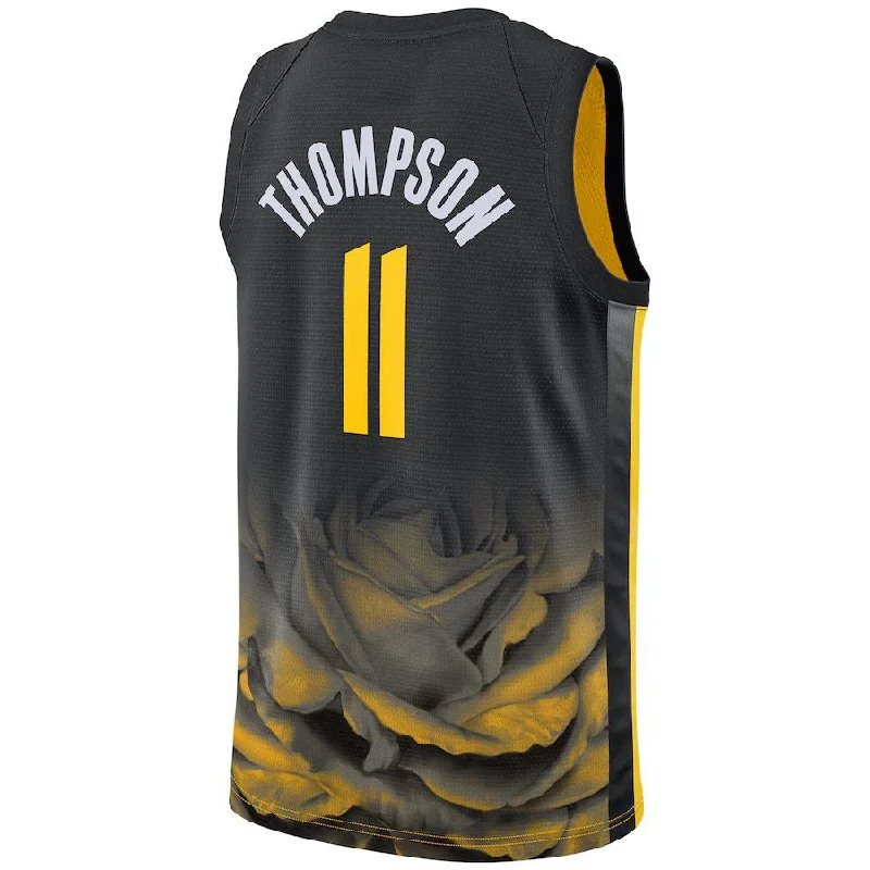 Trendy Basketball Jersey for Fashion Enthusiasts-G.State Warriors #11 Klay Thompson Unisex 2022-23 Swingman Jersey City Edition Black Stitched American Basketball Jersey