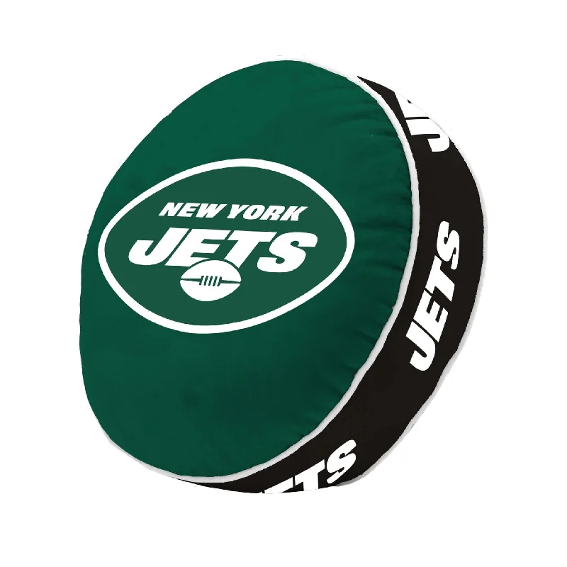 Personalized Team Home Textiles for Sports Fans-New York Jets Puff Pillow