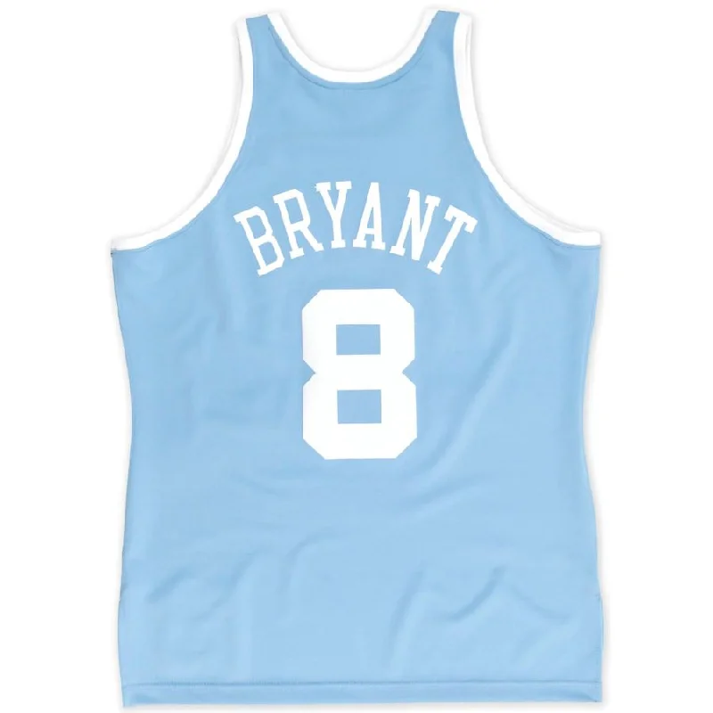 Comfortable Basketball Jersey for Everyday Wear-LA.Lakers #8 Kobe Bryant Mitchell & Ness 2004-2005 Authentic Jersey Light Blue Stitched American Basketball Jersey