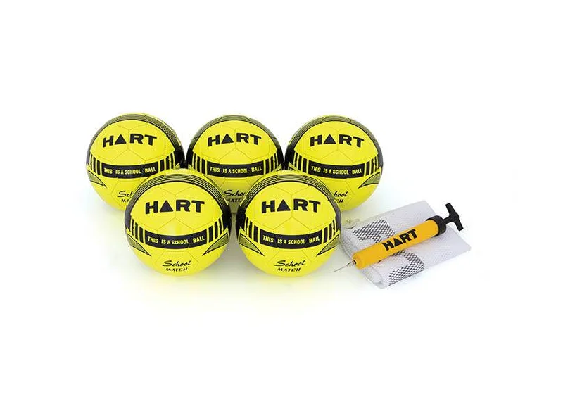 High-Quality Football for Competitive Play-HART School Match Soccer Ball Packs