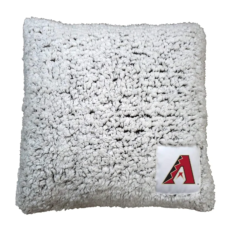 Team Home Textiles for Sports Bar Decor and Gathering Spaces-Arizona Diamondbacks Frosty Throw Pillow