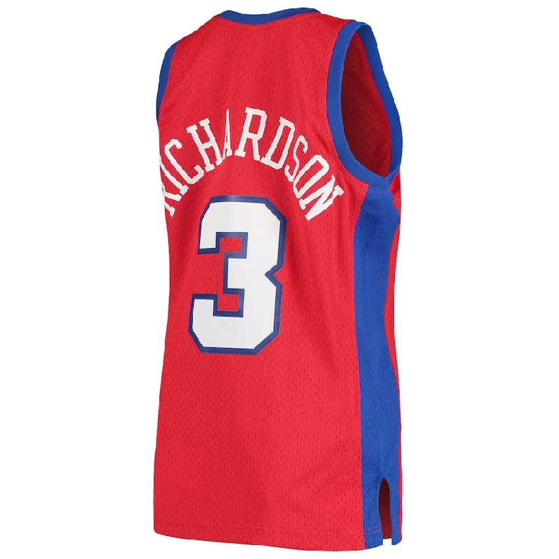 Personalized Basketball Jersey for Special Occasions-LA.Clippers #3 Quentin Richardson Mitchell & Ness 2000-01 Hardwood Classics Swingman Jersey Statement Edition Red Stitched American Basketball Jersey