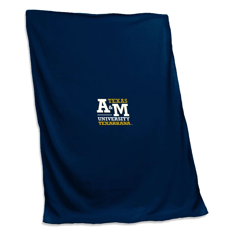 Soft and Cozy Team Home Textiles for Cold Game Days-Texas A&M - Texarkana Screened Sweatshirt Blanket