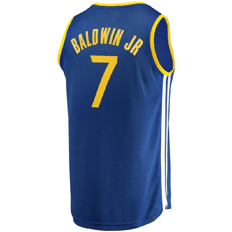 Basketball Jersey for Indoor and Outdoor Play-G.State Warriors #7 Patrick Baldwin Jr. Fanatics Branded 2021-22 Fast Break Replica Jersey Icon Edition Royal Stitched American Basketball Jersey