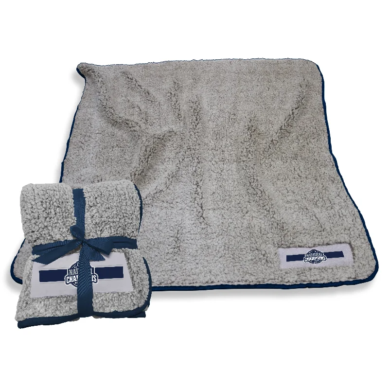 Team Home Textiles with Embroidered Logos for Classy Fan Style-Penn State 2024 Men's Wrestling Champions Frosty Fleece