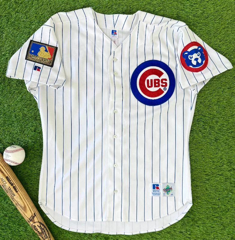 Customizable Baseball Jersey for School Teams-Chicago Cubs Mark Grace 1994 MLB Baseball Jersey (48/XL)