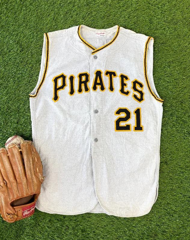 Casual Baseball Jersey for Relaxed Weekend Looks-Pittsburgh Pirates Roberto Clemente 1962-1963 MLB Baseball Jersey (38/Medium)