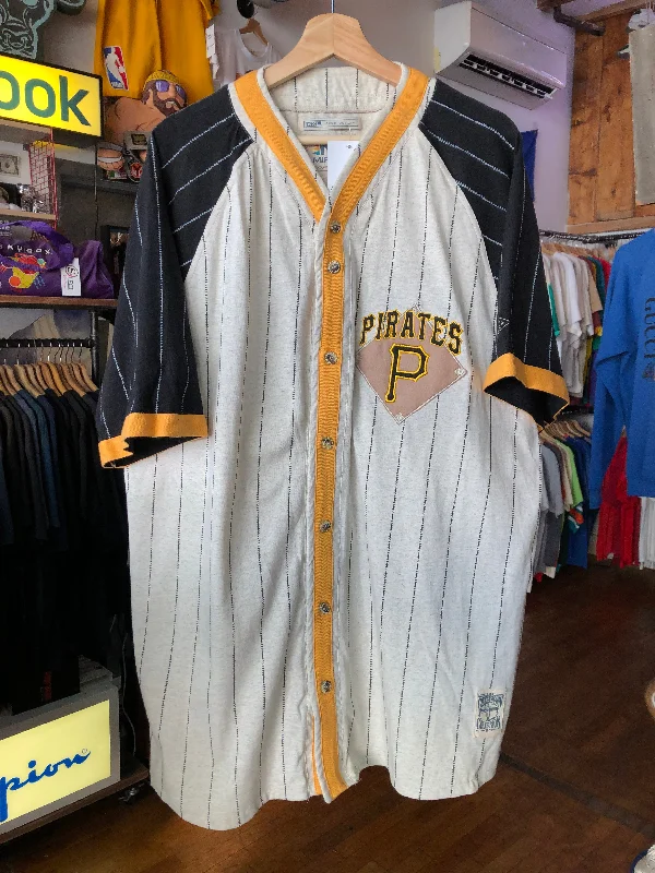 Embroidered Baseball Jersey with Team Colors-Vintage Mirage Pittsburgh Pirates Baseball Jersey Size XXL