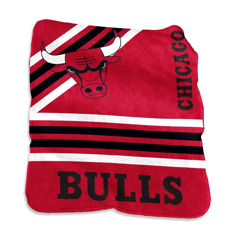 Team Home Textiles with Modern Designs for Contemporary Fans-Chicago Bulls Raschel Throw