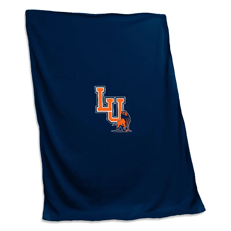 Team Home Textiles for Sports Bar Decor and Gathering Spaces-Langston University Screened Sweatshirt Blanket