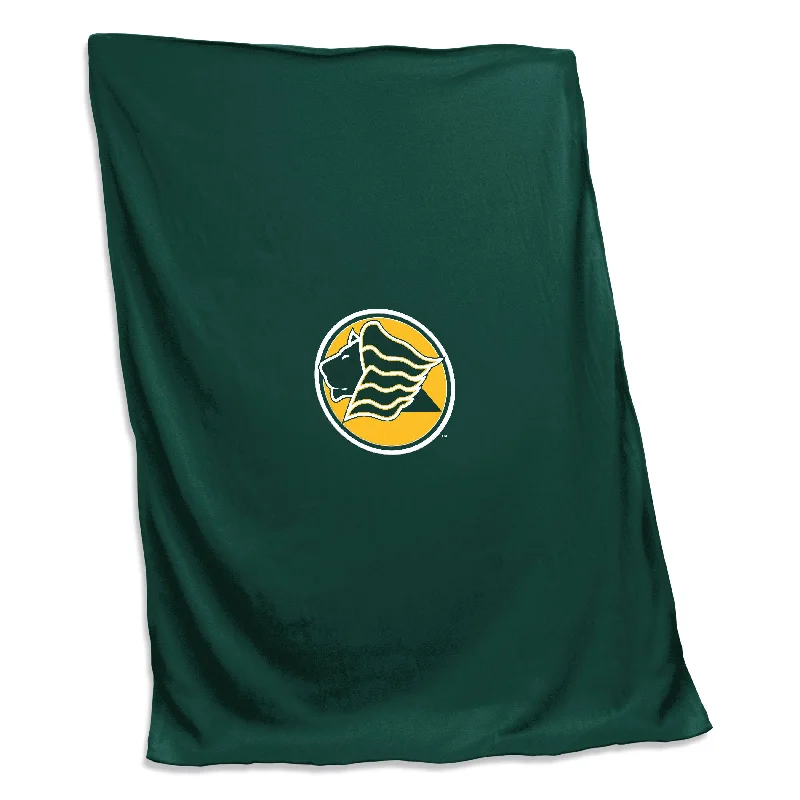 Eco-Friendly Team Home Textiles for Sustainable Support-Saint Leo Univ Screened Sweatshirt Blanket