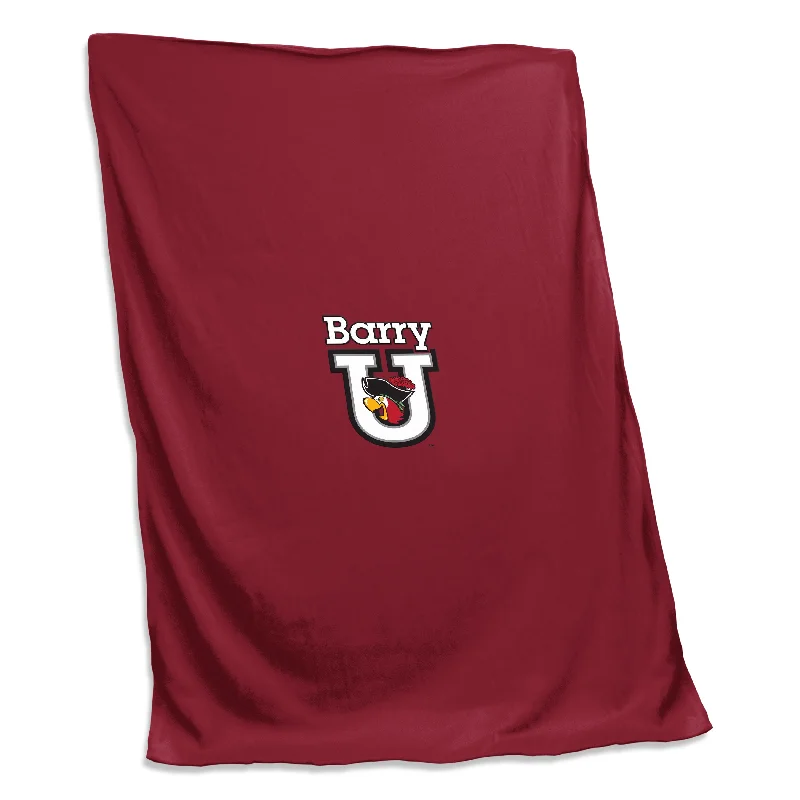 Team Home Textiles for the Ultimate Sports-Themed Home Experience-Barry Univ Screened Sweatshirt Blanket