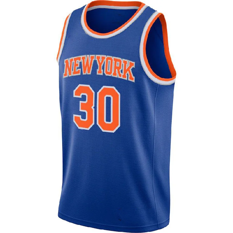 Personalized Basketball Jersey for Men and Women-NY.Knicks #30 Julius Randle 2020-21 Swingman Jersey Icon Edition  Blue Stitched American Basketball Jersey