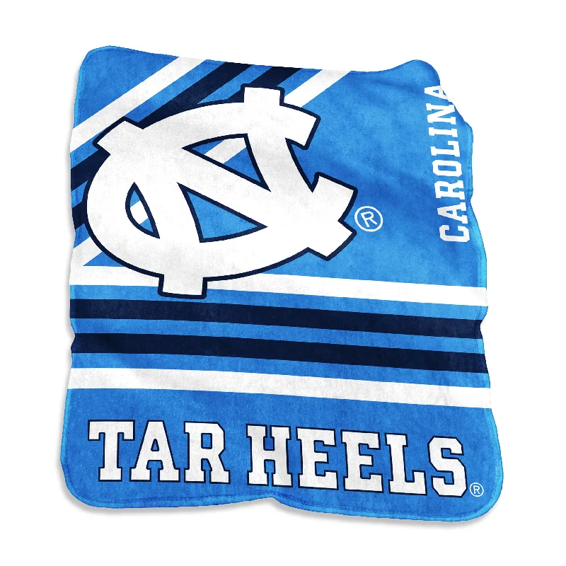 Custom Bedding Sets with Team Logos for Personalized Comfort-North Carolina Raschel Throw