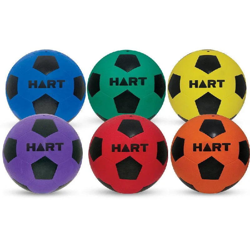 Football with Extra Grip for Better Control-HART Colour Soccer Ball Pack