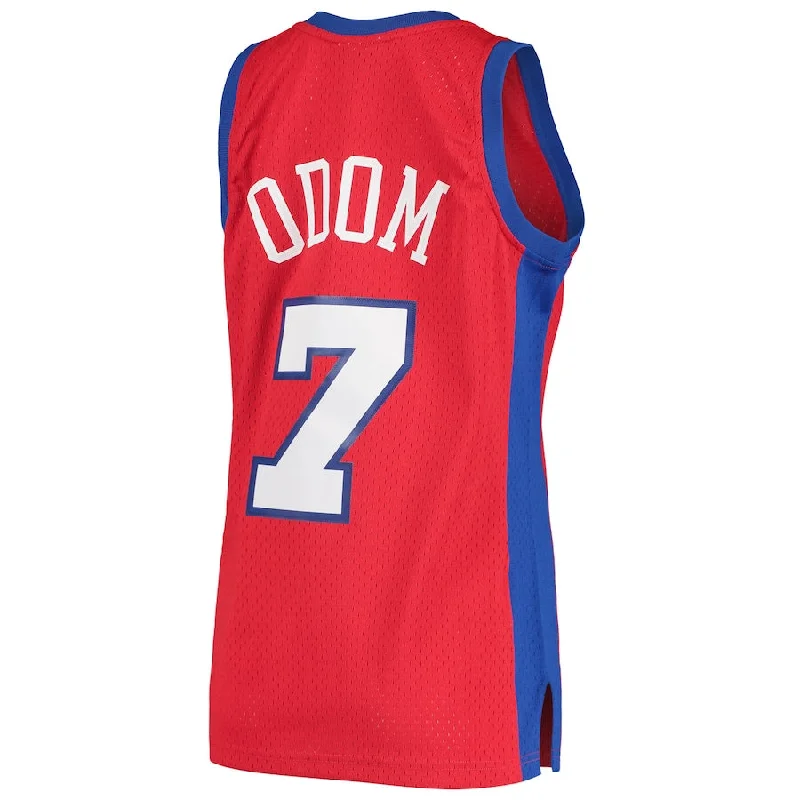 Basketball Jersey for Casual Weekend Wear-LA.Clippers #7 Lamar Odom Mitchell & Ness 2000-01 Hardwood Classics Swingman Jersey Statement Edition Red Stitched American Basketball Jersey